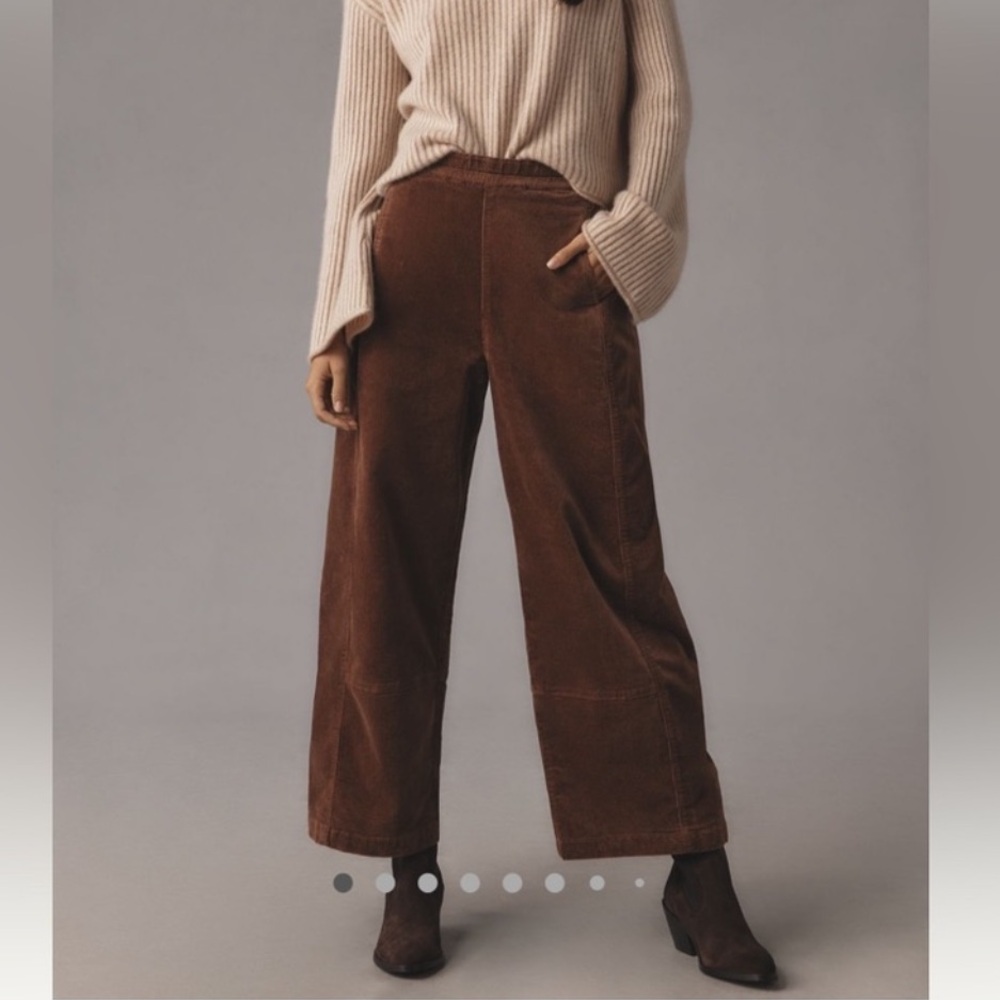 Anthropologie pilcro izzie corduroy barrel pants